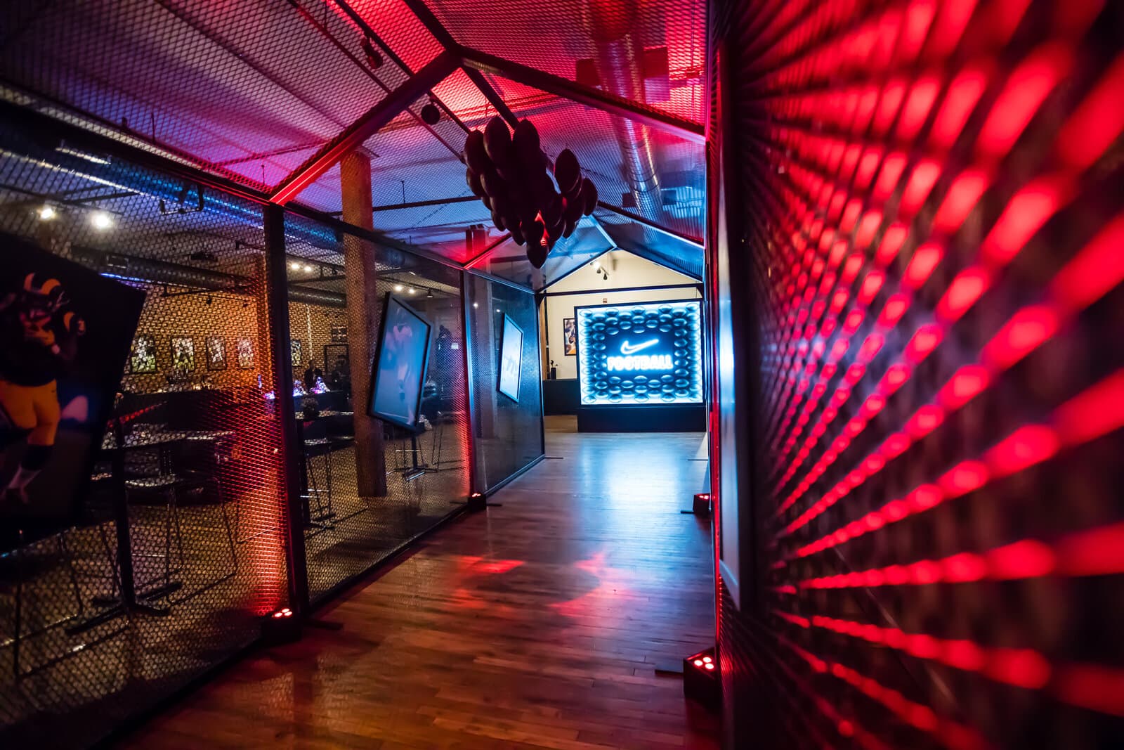 Nike corporate event and brand activation at Terminus 330 during Super Bowl LIII